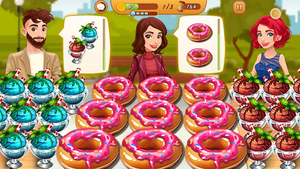 Cooking Team: Restaurant Games  [МОД Много монет] Screenshot 5