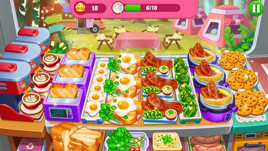 Crazy Cooking Diner: Chef Game (Крейзи кукинг дайнер)  [МОД Unlimited Money] Screenshot 3