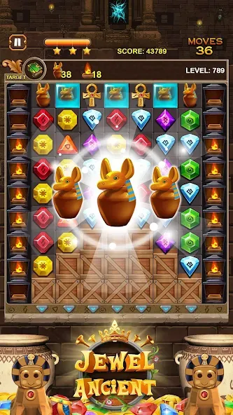 Jewel Ancient Pyramid Treasure  [МОД Menu] Screenshot 2