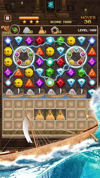 Jewel Ancient Pyramid Treasure  [МОД Menu] Screenshot 3