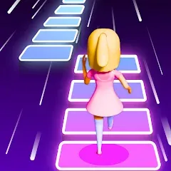 Взломанная Melody Run - Cute Popcat Music (Мелодия Ран)  [МОД Menu] - последняя версия apk на Андроид