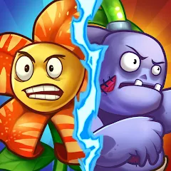 Скачать взлом Zombie Defense - Plants War (Зомби Дефенс)  [МОД Mega Pack] - полная версия apk на Андроид