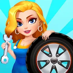 Взлом Car Fix Inc - Mechanic Garage (Кар Фикс Инк)  [МОД Unlocked] - полная версия apk на Андроид