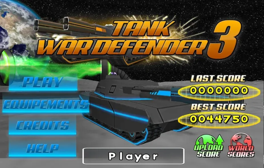 Tank War Defender 3 (Танковая война Защитник 3)  [МОД Меню] Screenshot 1