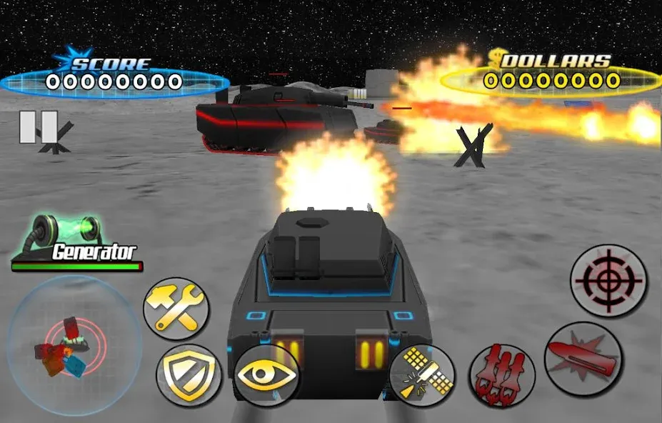 Tank War Defender 3 (Танковая война Защитник 3)  [МОД Меню] Screenshot 4