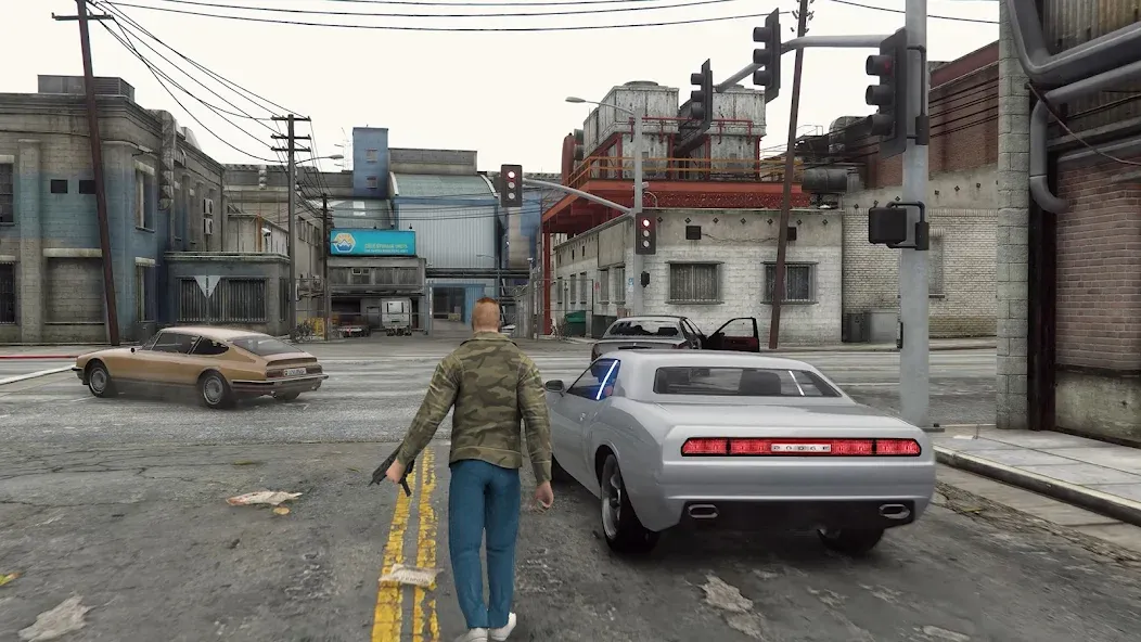 City Gangstar Mafia Wars Games  [МОД Много монет] Screenshot 2