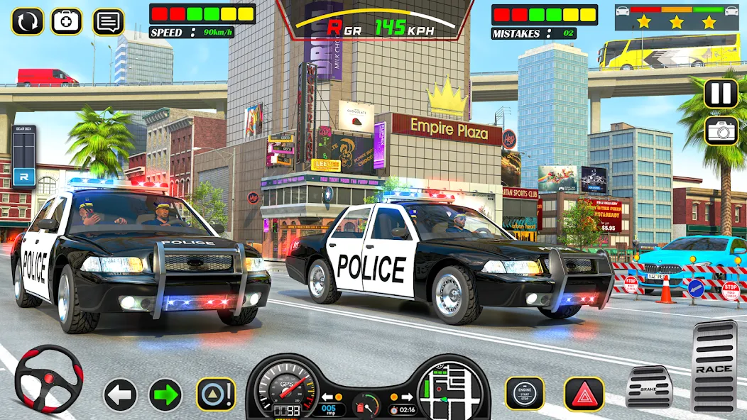 Police Car Chase Car Games  [МОД Меню] Screenshot 3