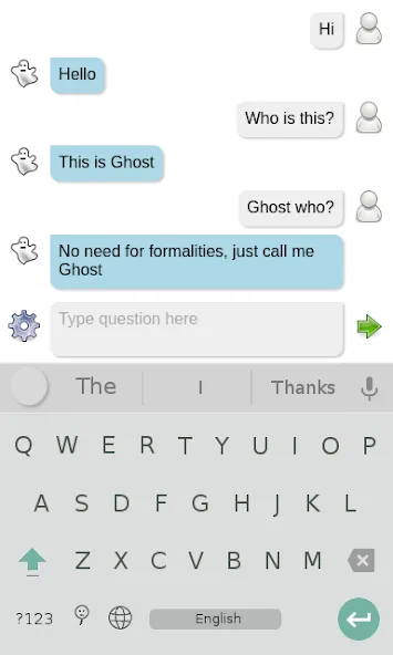 Ghost chat bot (Гостчатбот)  [МОД Много монет] Screenshot 1