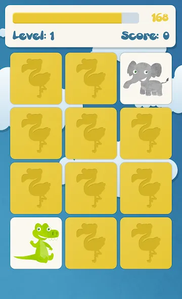 Animals memory game for kids  [МОД Mega Pack] Screenshot 3