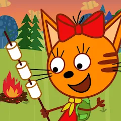 Взломанная Kid-E-Cats: Kitty Cat Games!  [МОД Unlocked] - полная версия apk на Андроид