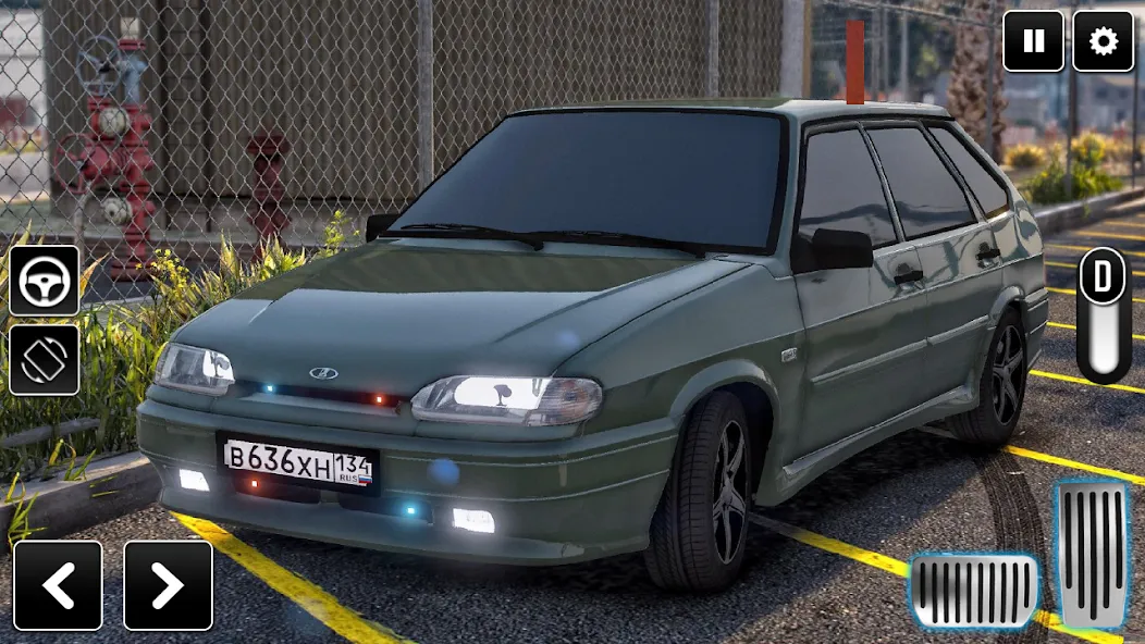 2114 Car Driving: Lada sedan  [МОД Все открыто] Screenshot 5