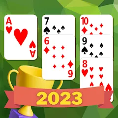 Взломанная Klondike Solitaire Offline  [МОД Unlocked] - стабильная версия apk на Андроид