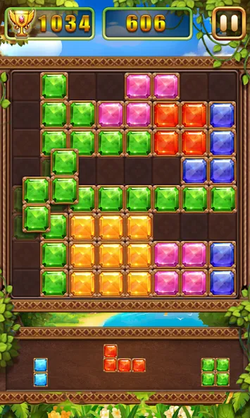 Puzzle Block Jewels (Пазл Блок Драгоценности)  [МОД Много монет] Screenshot 2