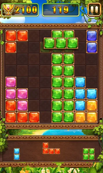 Puzzle Block Jewels (Пазл Блок Драгоценности)  [МОД Много монет] Screenshot 3