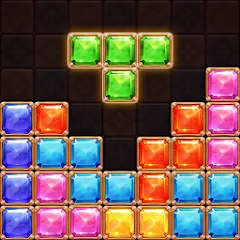 Скачать взлом Puzzle Block Jewels (Пазл Блок Драгоценности)  [МОД Много монет] - последняя версия apk на Андроид