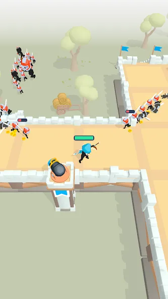 Wild Archer: Castle Defense (Ланд Инвейдер)  [МОД Бесконечные монеты] Screenshot 2