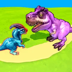 Взломанная Dino Merge (Дино Мердж)  [МОД Бесконечные монеты] - полная версия apk на Андроид