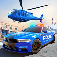 Взлом US Police Car Transporter Game (Полицейский транспорт игры)  [МОД Unlocked] - стабильная версия apk на Андроид