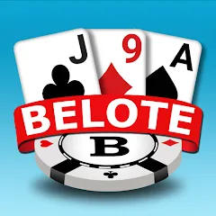 Взломанная Blot Belote Coinche Online  [МОД Menu] - последняя версия apk на Андроид