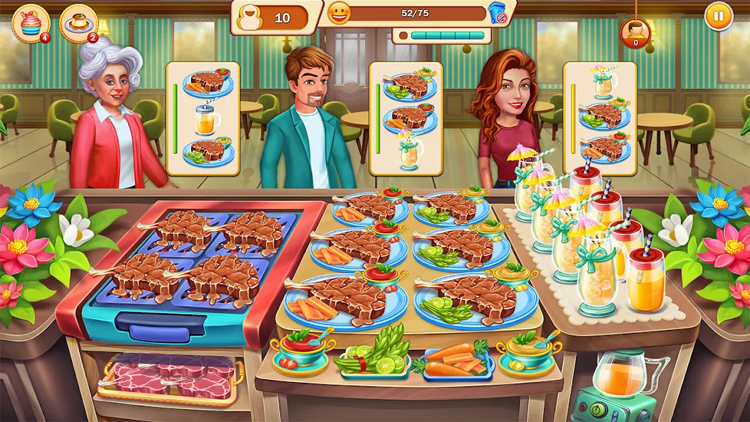 Food Cooking: Chef Restaurant  [МОД Бесконечные деньги] Screenshot 2