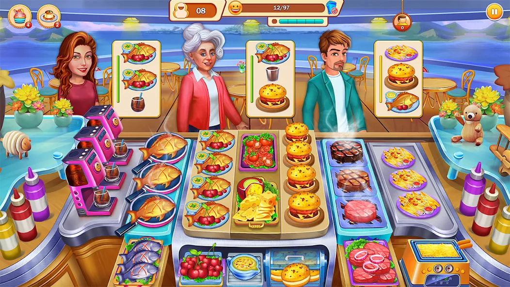 Food Cooking: Chef Restaurant  [МОД Бесконечные деньги] Screenshot 3