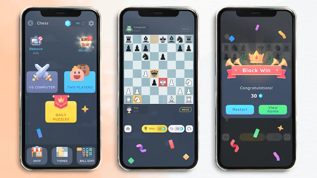 Chess: Classic Board Game  [МОД Много монет] Screenshot 1