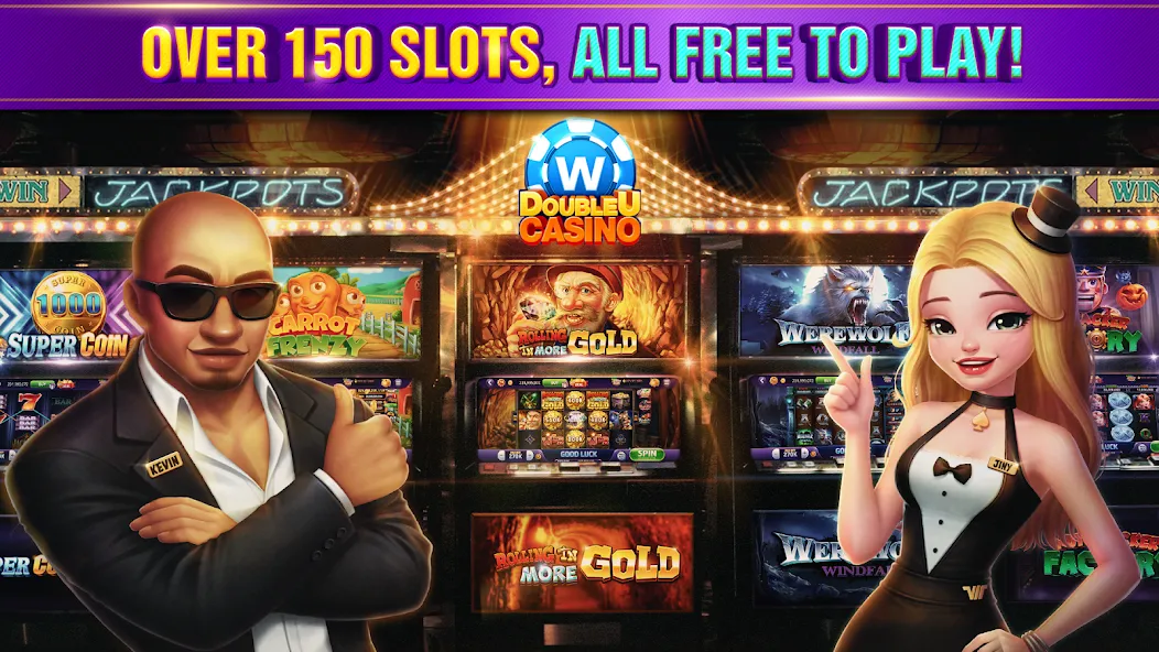 DoubleU Casino™ - Vegas Slots (ДаблЮ Казино)  [МОД Unlimited Money] Screenshot 5