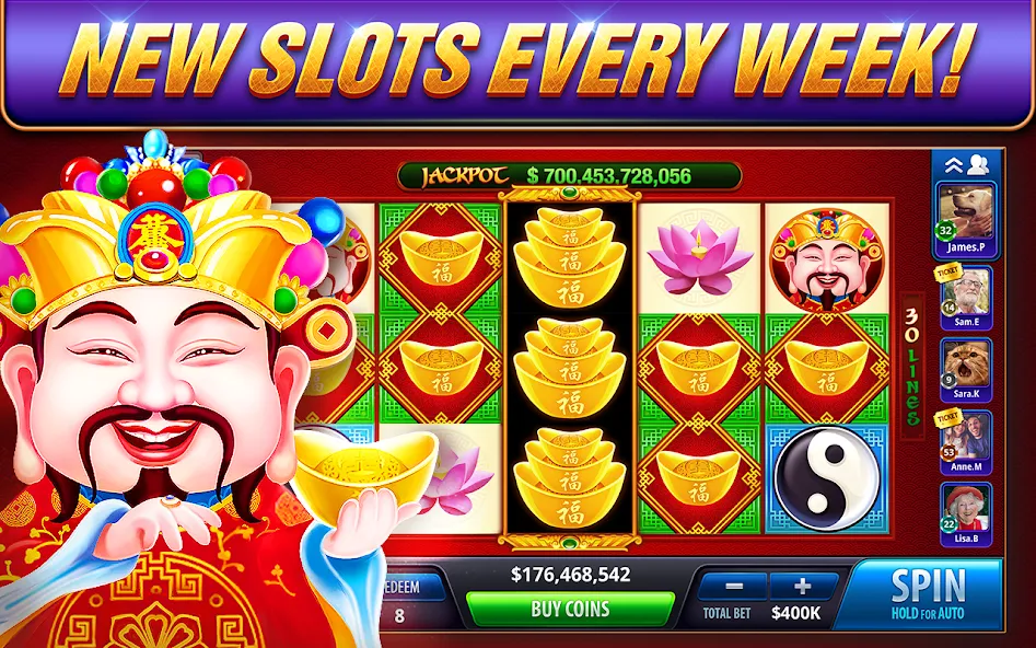 Take 5 Vegas Casino Slot Games (Тейк 5 Вегас Казино Слот игры)  [МОД Menu] Screenshot 5