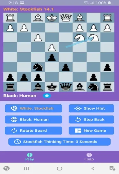 Chess With Stockfish 16  [МОД Меню] Screenshot 2