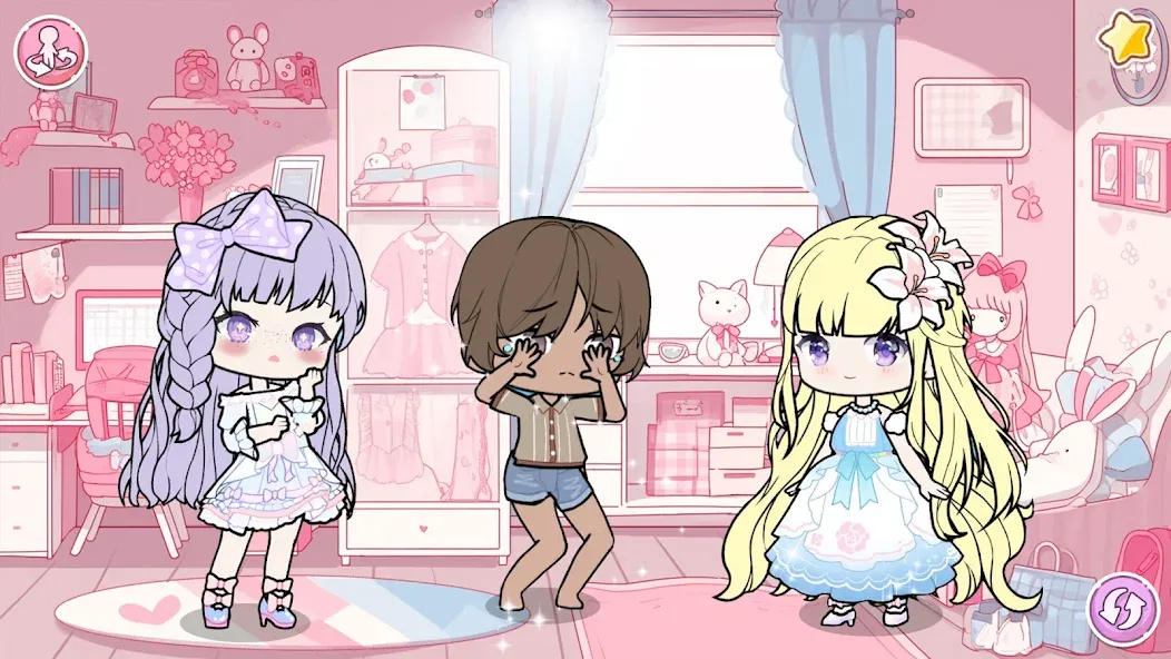 YOYO Doll School life Dress up (ЙОЙО Лайф ворлд)  [МОД Все открыто] Screenshot 3