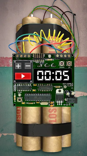 Time Bomb Broken Screen Prank (Тайм Бомб Брокен Скрин Пранк)  [МОД Unlocked] Screenshot 2