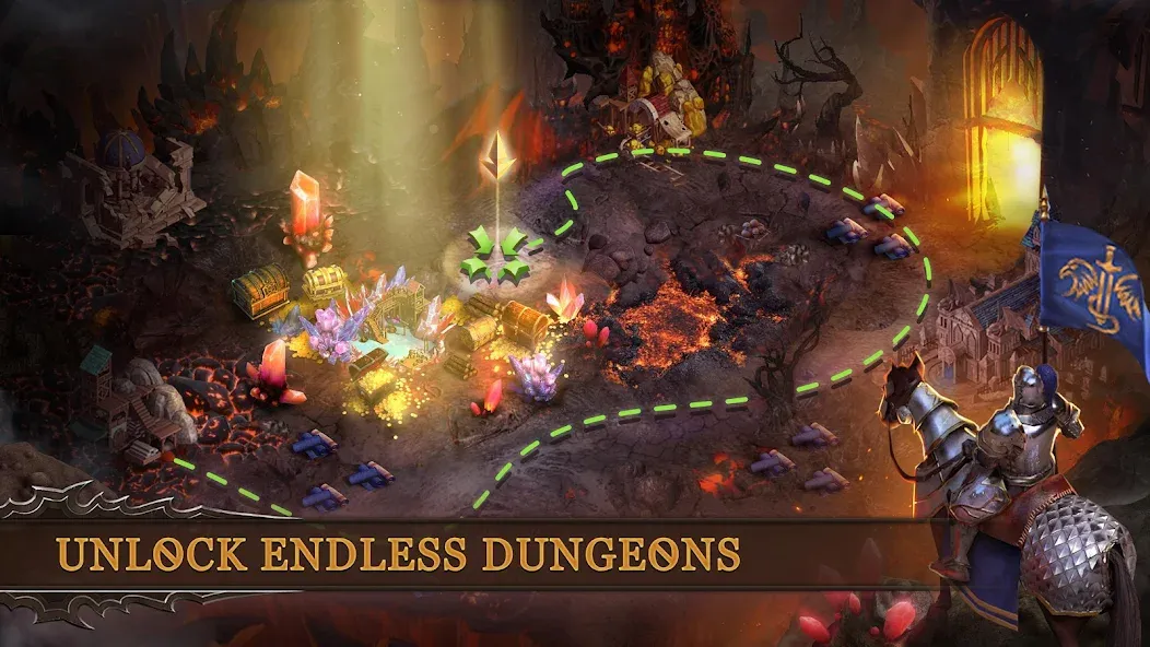 Dungeon & Heroes: 3D RPG  [МОД Unlocked] Screenshot 4