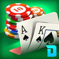 Скачать взломанную DH Texas Poker - Texas Hold'em (ДХ Техас Покер)  [МОД Все открыто] - полная версия apk на Андроид