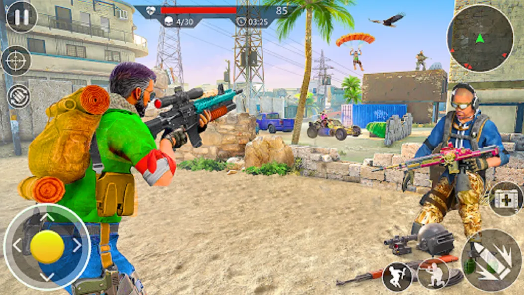 Elite Commando Shooting Games (Элитные игры стрельбы командос)  [МОД Бесконечные монеты] Screenshot 5