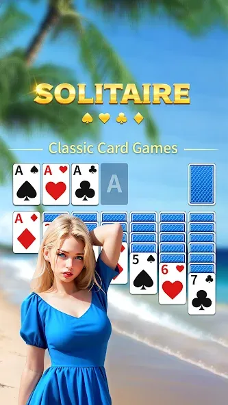 Solitaire Classic:Card Game (Солитер Классик)  [МОД Menu] Screenshot 1