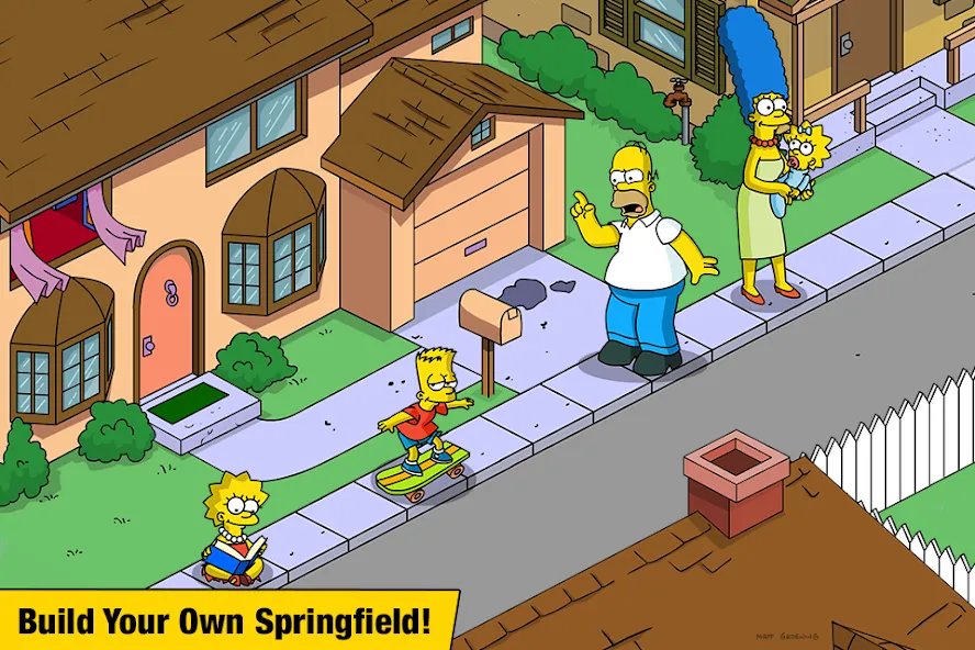 The Simpsons™:  Tapped Out (Зе Симпсонс)  [МОД Mega Pack] Screenshot 1