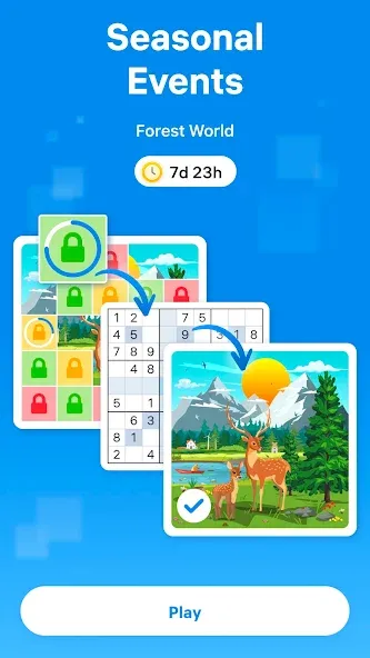 Sudoku.com - Classic Sudoku  [МОД Все открыто] Screenshot 3