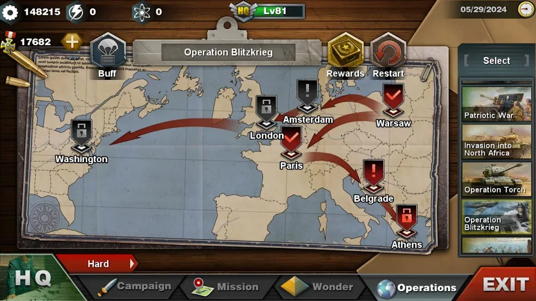 World Conqueror 3-WW2 Strategy (Ворлд Конкерор 3)  [МОД Menu] Screenshot 4