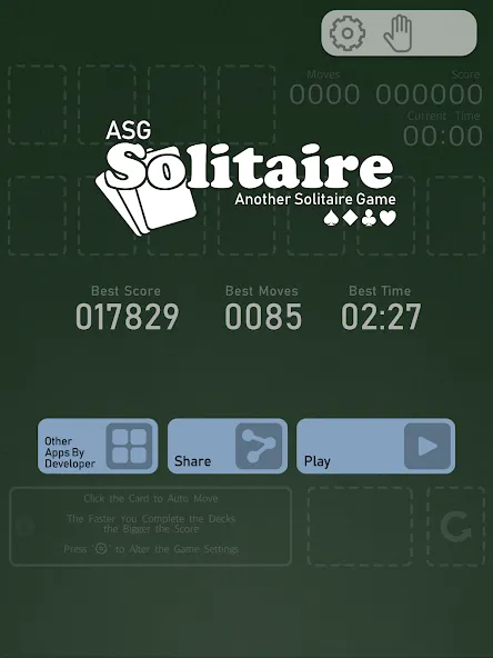 Solitaire - ASG (Солитр)  [МОД Все открыто] Screenshot 4