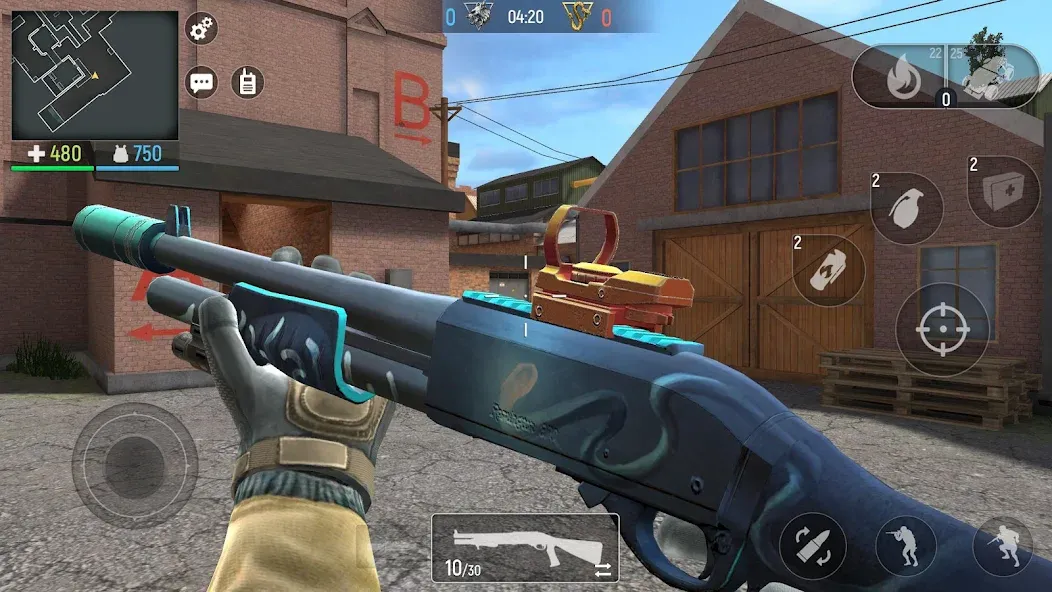 Modern Ops: Gun Shooting Games (Модерн Опс)  [МОД Меню] Screenshot 5