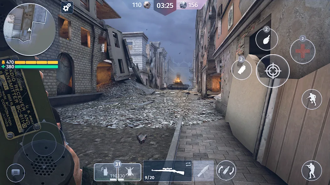 World War 2: Shooting Games (Вторая мировая война)  [МОД Много денег] Screenshot 2