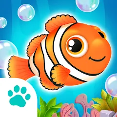 Скачать взломанную Baby Aquarium - Fish game  [МОД Бесконечные монеты] - стабильная версия apk на Андроид