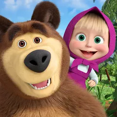 Скачать взлом Masha and the Bear Educational  [МОД Много монет] - стабильная версия apk на Андроид