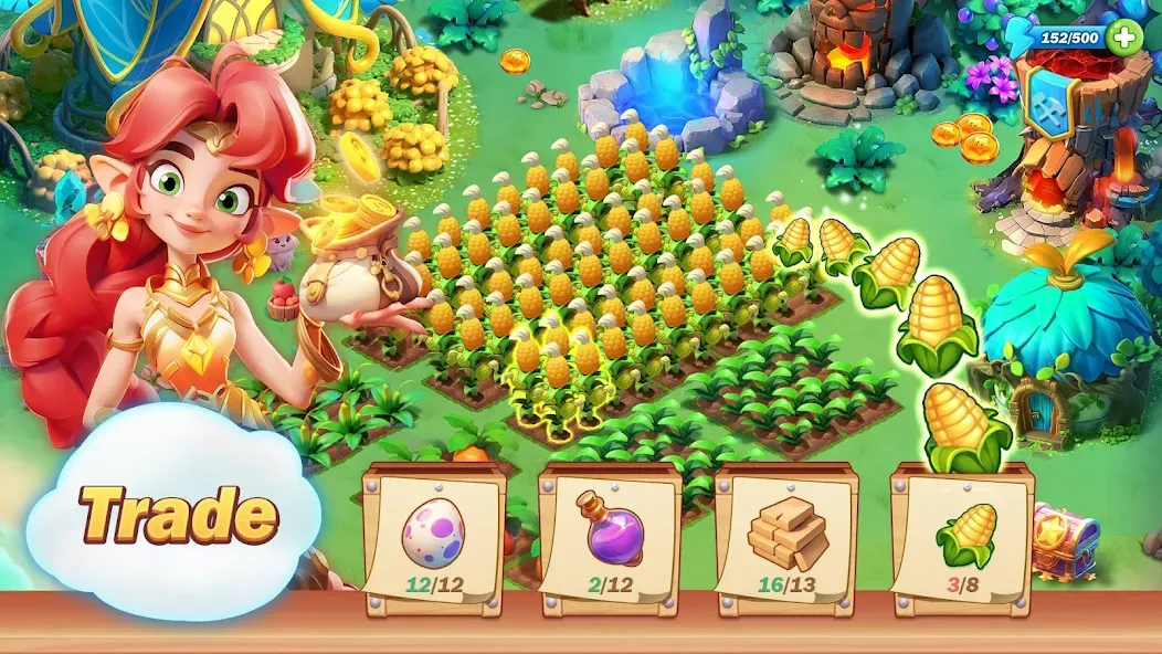 Pixie Island - Farming Game (Пикси Айленд)  [МОД Все открыто] Screenshot 3