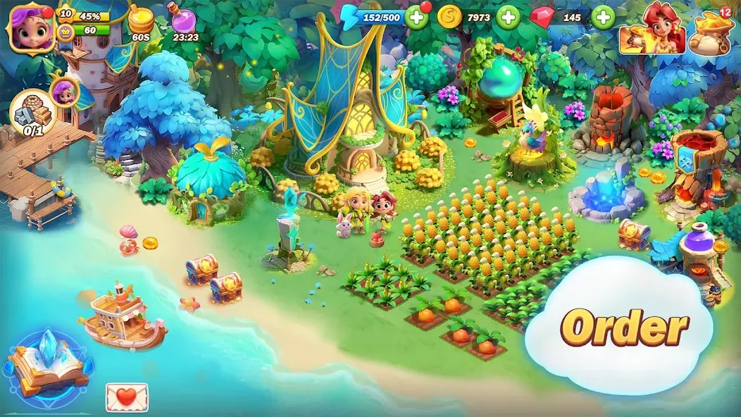 Pixie Island - Farming Game (Пикси Айленд)  [МОД Все открыто] Screenshot 5