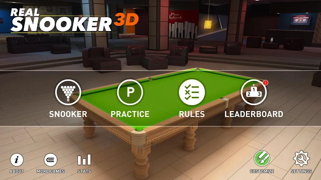 Real Snooker 3D (Реал Снукер 3D)  [МОД Много денег] Screenshot 5