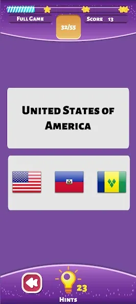 Country Flags World Quiz Game  [МОД Все открыто] Screenshot 1