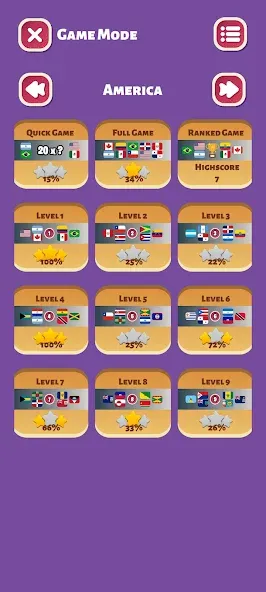 Country Flags World Quiz Game  [МОД Все открыто] Screenshot 2