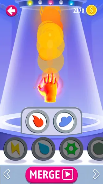 Elemental Gloves - Magic Power (Элементальные перчатки)  [МОД Все открыто] Screenshot 1