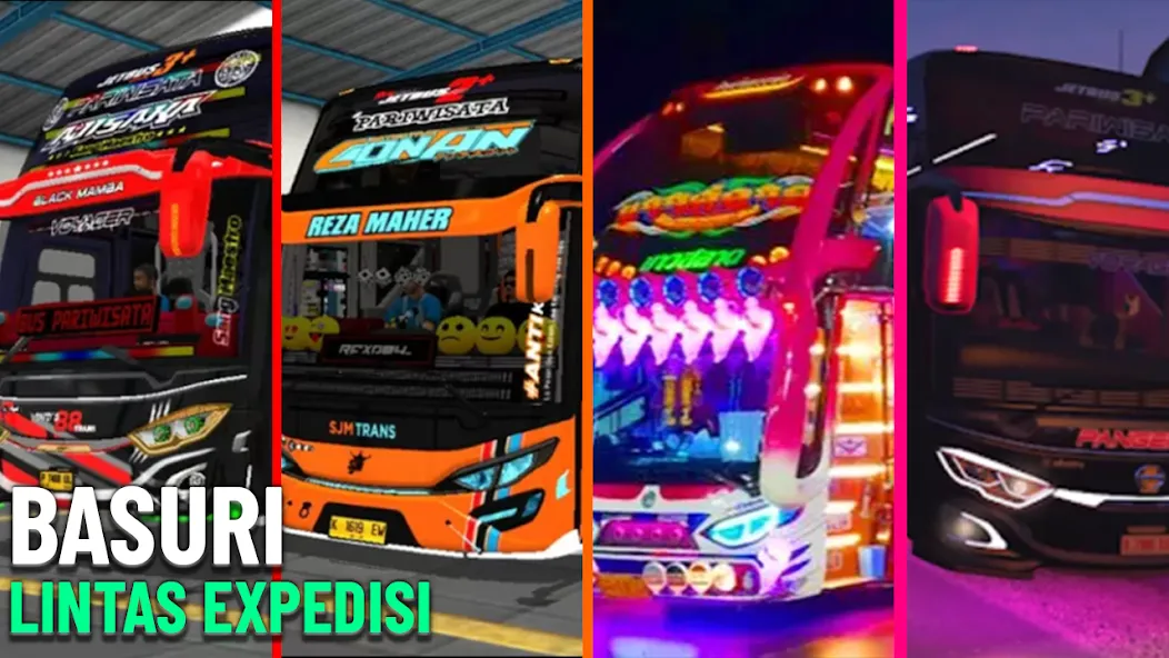 Bus Basuri Lintas Expedisi (Бус Басури Линтас Экспедиси)  [МОД Unlocked] Screenshot 1